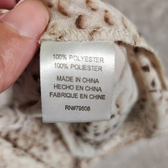 Violet + Claire Layered Snake skin top Women's Size M - Picture 7 of 8